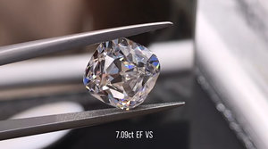 <span class=keywords><strong>Diamant</strong></span> de laboratoire certifié IGI, taille Old Cushion, 7,09 carats, couleur EF, clarté VS, sans conflit, pour bijoux vintage et antiques - Product Image 3