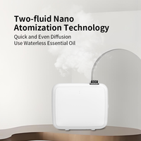 Diffuseur d'arômes électrique intelligent sans eau 750 ml à faible bruit pour système CVC d'hôtel commercial, machine à parfum murale