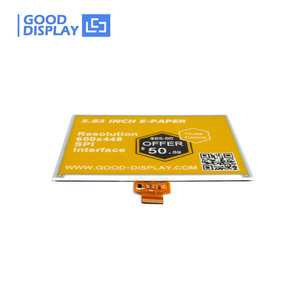 GDEW0583C64 Écran E-Paper 3 couleurs de 5,83 pouces, module E-Ink à faible coût, interface SPI compatible avec Arduino Raspberry Pi - Product Image 5
