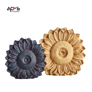 Jarrón nórdico de arte personalizado Deco Frosted Matte <span class=keywords><strong>Himawari</strong></span> en forma de jarrón de flores secas de cerámica para decoración de Hotel, hogar y oficina - Product Image 3