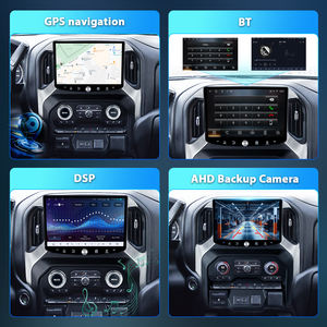 سيارة أندرويد 13 بوصة 4 + 64 جم وحدة رأس كوالكوم سنابدراجون بنظام تحديد المواقع لشيفي سيلفرادو جي إم سي سييرا - Product Image 5