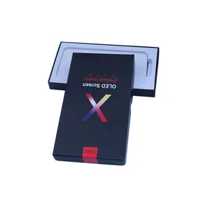 Toptan ambalaj kağıt kutu cep telefonu LCD dokunmatik ekran kağıt ambalaj kutusu özelleştirilmiş elektron ürün ambalaj kutusu