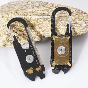 Mini <b>Wheel</b> Multi-functional Combination Tool 20-in-1 Stainless Steel Wrench Screwdriver EDC Outdoor Portable Gadget - Product Image 2