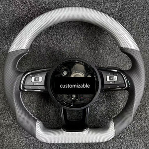 Volant en fibre de carbone neuf avec revêtement Alcantara pour Volkswagen Touran, Tiguan, Polo, Golf, Jetta – Installation Plug and Play - Product Image 6