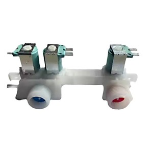 Vanne solénoïde pour lave-linge, vanne d'eau électrique en plastique 1 pouce pour pièces de lave-linge W1089404 - Product Image 1