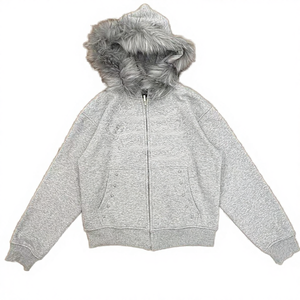 MICHI Sweat à capuche unisexe en molleton français personnalisé avec impression en relief 100% coton écologique respirant - Product Image 4