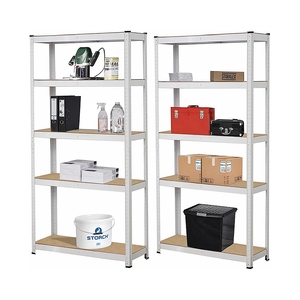 Estantería con marco de acero de 4/5 capas, estante de almacenamiento multiusos para el hogar y la Oficina, estante de pie multifuncional para habitación - Product Image 6
