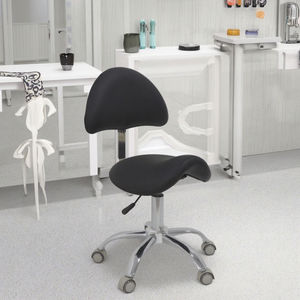 Chaise de travail roulante multicolores Xinying pour barbier et coiffeur avec roulettes intégrées, tabouret de salon de beauté et de spa, siège de beauté - Product Image 6
