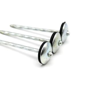 Clavos para Techo de Acero Electrogalvanizado de Grado Industrial, 2.5 Pulgadas X 9G, Color Blanco Plateado, Punta Afilada, Lisos, de Fábrica China, Sardis 1 - Product Image 1