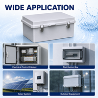 Boîte de jonction étanche IP67 grise 120*90*70mm, boîte à interrupteurs électrique résistante aux intempéries, boîte électrique en plastique pour l'électricité extérieure