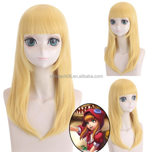 Peluca COS de Heroes League <span class=keywords><strong>LOL</strong></span>, Chin Mom, Bounty Hunter, Ravin, Lachs, Anne Milch - Product Image 3