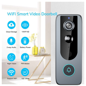 New tuya Video Door chuông máy ảnh phát hiện chuyển động không dây thông minh wifi Full 1080P chuông cửa với Built-in 4000mAh pin - Product Image 2