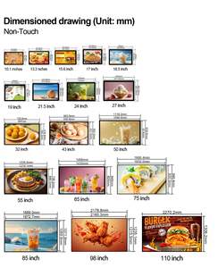 BEMS 室内立式桌面液晶平面显示屏菜单板 24/7 运行 350 尼特 Android 23.8 英寸液晶电容式触摸显示屏 - Product Image 6