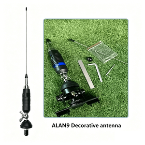1.5M ALAN9 Steel Whip Mobile Car 0MHZ Decoration Antenna for SUV Truck Car with Adjustable RB400 <b>Black</b> <b>Bracket</b> - Product Image 1