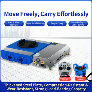 Heavy-Duty Electric Tank <strong>Transporter</strong> Universal Rotating Straight-Moving Remote-Controlled Tractor Material Handling New - Product Image 1