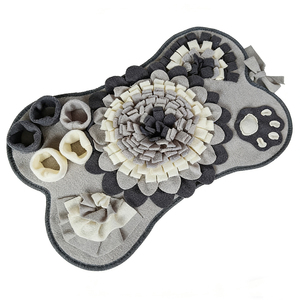Tapis à renifler pour animaux de compagnie très vendu pour chats et chiens - Jouet interactif de formation à l'alimentation lente avec nourriture cachée lavable - Product Image 5