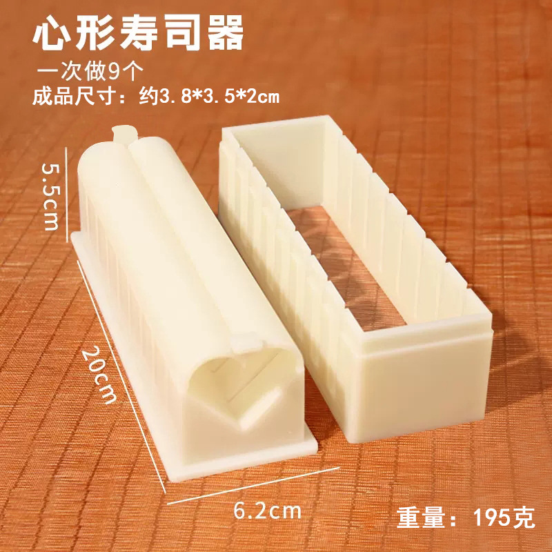 3 piezas en forma de corazón