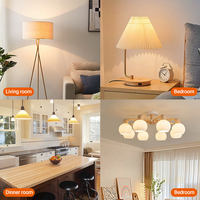 Ampoule LED WOOJONG A19 5CCT à intensité variable de type économie d'énergie 120V tension avec certification UL ETL pour un usage domestique