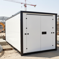 Atelier extérieur portable, entrepôt de stockage, unité de stockage en acier préfabriqué pliable moderne personnalisée FCX-JX