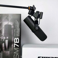 Microphone de studio dynamique SM7B, construction robuste pour diffusion, podcast, enregistrement, jeux, large plage de fréquences