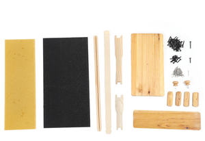 Nouveau Kit de démarrage pour ruche Langstroth 20 cadres, en bois de cèdre enduit de cire d'abeille, avec 1 ruche profonde et 1 ruche moyenne, et fenêtres transparentes en acrylique - Product Image 5
