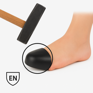 Scarpe Antinfortunistiche LINZ con Puntale in Acciaio, Protezione Anti-Impatto EN12568:2010, Resistenza agli Urti 200J, per Uso in Edilizia - Product Image 1