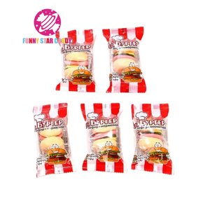 Hot bán Mini <span class=keywords><strong>Burger</strong></span> hình dạng <span class=keywords><strong>Marshmallow</strong></span> Gummies ngon BONBON hỗn hợp màu sắc kẹo Hamburger mềm Gummy kẹo <span class=keywords><strong>marshmallow</strong></span> - Product Image 5