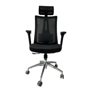 하이 백 게스트 메쉬 사무실 조정 가능한 팔걸이 회전 컴퓨터 인체 공학적 의자