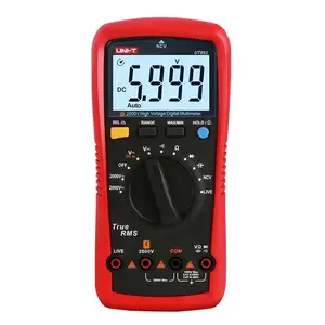 UNI-T Digitale Multimeter UT892 2000V Ac Dc Voltmeter True Rms Condensator Tester Frequentie Meter Ncv Live Test