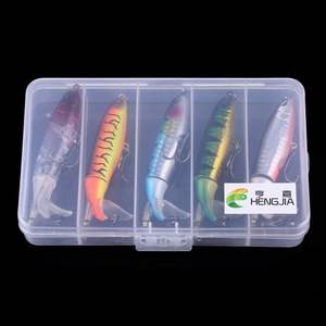 Leurres de pêche Topwater de qualité supérieure Whopper Popper appâts flottants pour bar poisson-chat brochet et perche avec boîte de rangement - Product Image 4