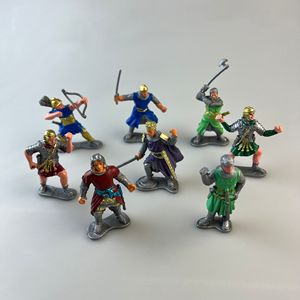 Personalizar todo tipo de Mini figuras de acción de plástico de PVC <span class=keywords><strong>antiguo</strong></span> Guerrero romano marioneta de mano decoración juguetes para niños - Product Image 1