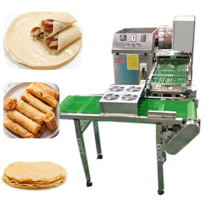 Logotipo Gratuito 	 Máquinas para hacer crepas y panqueques 	 Máquina para Hacer Roti Roomali 	 Máquina para hacer rollitos primaverales, mini tortillas <span class=keywords><strong>de</strong></span> maíz para empanadillas <span class=keywords><strong>de</strong></span> pato asado - Product Image 4