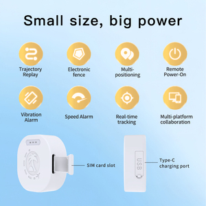 El Mini kablosuz GPS takip cihazı 4G LTE/GPRS 2G yürüyüş kamp araba çadırı çocuk açık hava etkinlikleri gerçek zamanlı izleme kullanın - Product Image 4