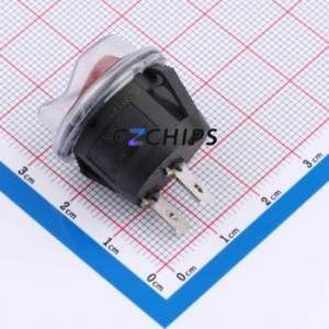 RT-S02-117-R4NBRC Rocker Switch Through hole Component (THT),P=7mm Switch 20.2mm 21.1mm Concave Bend Without - Product Image 2