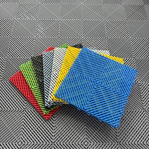 Khuyến mãi mới Interlock nhà để xe sàn nhiều màu gạch Modular nhà để xe sàn xe hiển thị phòng gạch lát sàn - Product Image 6