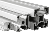 Profilés en aluminium 6060 v Slot, extrusion de rail en T, profilé en aluminium 60x60