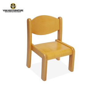 Silla Infantil de Madera de Haya al por Mayor, Estilo Montessori, para el Hogar, Aula, Sala de Estudio, Estándar EN71, Pintura UV de PU - Product Image 2