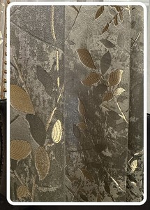 Tenda di Lusso in Stile Romantico Francese, Jacquard Dorato e Grigio con Occhielli, 1000g, per <span class=keywords><strong>Soggiorno</strong></span> e Camera da Letto - Product Image 6