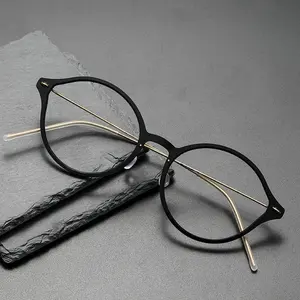 SH6558新型高品质Ultem光学眼镜钛色男女镜架