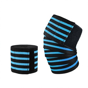 Custom Fitness Compression Elastic Knee Wrap Bandages Neoprene Powerlifting Weight Lifting Equipment Non-Slip Unisex for - Product Image 4