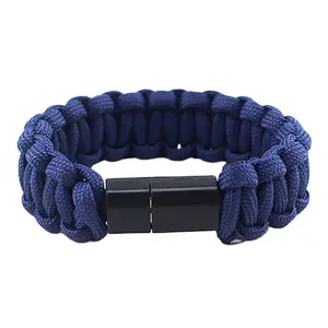 Hot Selling Personality Design Mobile Phone Data Line Woven Bracelet Charging New Style Fast Charging Data Cable