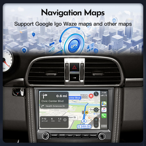 Radio de coche Android 14 con Carplay, GPS y reproductor multimedia para Porsche Cayman 911 987 Boxster 997 2005-2012, unidad principal estéreo con pantalla. - Product Image 6