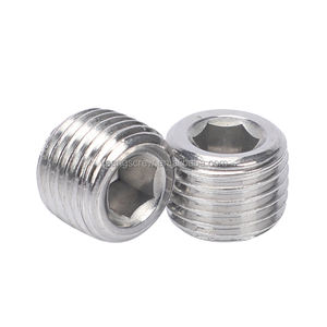 Tapones de Rosca Métricos PT NPT, Tapones Hexagonales de Acero Inoxidable <span class=keywords><strong>DIN</strong></span> <span class=keywords><strong>906</strong></span>, Tornillos de Bloqueo con Cabeza Hexagonal, Tapones de Rosca Cónica para Tuberías - Product Image 3
