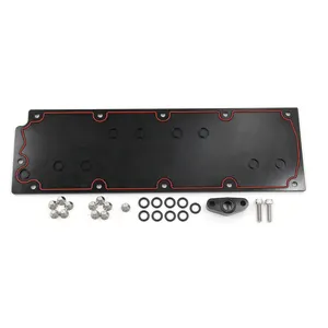 Fit for LS Engine Gen IV L99 LS3 Valley Cover Plate Billet Aluminum DOD Delete Lifter Pan