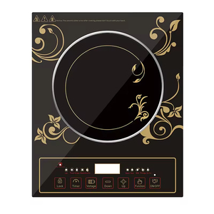 Cocina Eléctrica Moderna de Inducción con Panel Cerámico, Individual y Doble, con Control Táctil, para Cocina Doméstica o Uso en Autocaravanas - Product Image 2