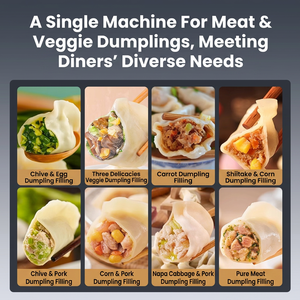 Adjustable Speed 130 Dumpling Machine Dumpling Weight 12 To 35 Grams Frozen Food Factory Dumpling Processing Machine - Product Image 4
