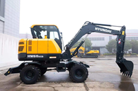 Se Venden Excavadoras de Orugas Hyundaihx 60 de Segunda Mano y Excavadoras de Ruedas HYUNDAI HW60ECO Fabricadas en Corea del Sur