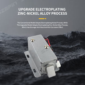 छोटे विद्युत चुम्बकीय दरवाजे लॉक जीभ अप घटक, दरवाजा कैबिनेट दराज के लिए उपयोग किया जाता है विद्युत चुम्बकीय द्वार लॉक डीसी 12 वी - Product Image 6