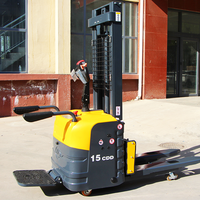 Tout nouveau gerbeur électrique automoteur 1500kg 2000kg mini empileur de palettes empileur portable