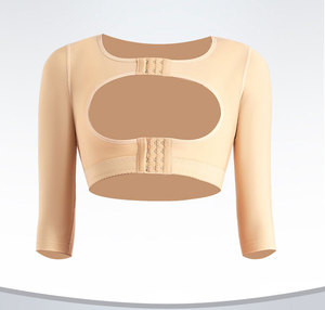 Vêtement de compression post-chirurgical pour femmes, manches longues, haut en jersey de spandex pour liposuccion, augmentation mammaire, lingerie de maintien - Product Image 5